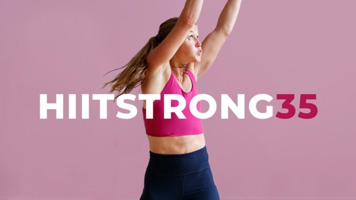 WOMAN PERFORMING HIIT EXERCISE