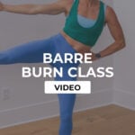 woman performing side leg lift