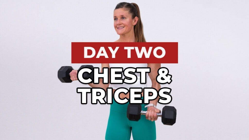 woman performing dumbbell arm exercise
